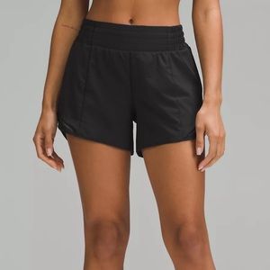 Lululmeon Hotty Hot high rise lined 4” shorts